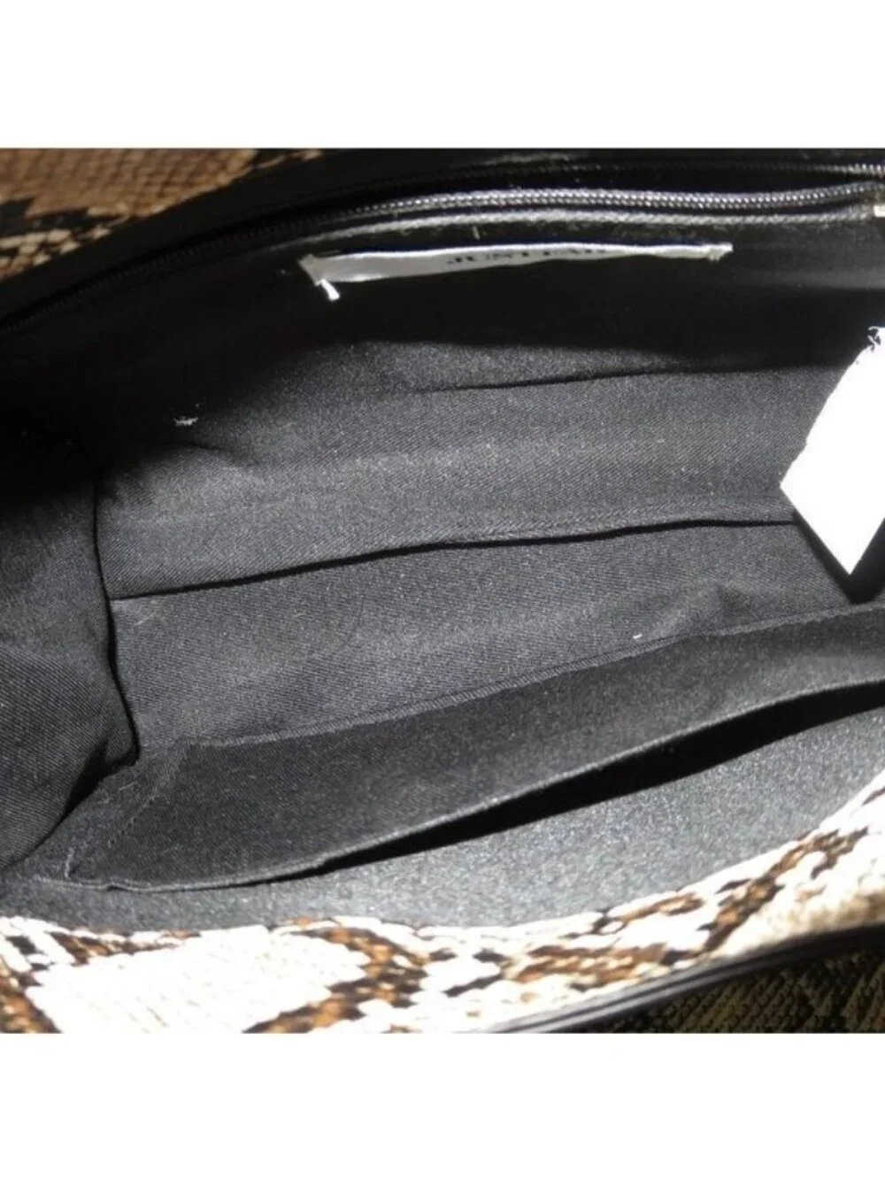 Python Vegan Leather Handbag and matching leggings size small with inseam 28